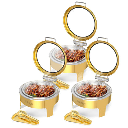 طبق تسخين ذهبي من روفسون سعة 6 كوارت 