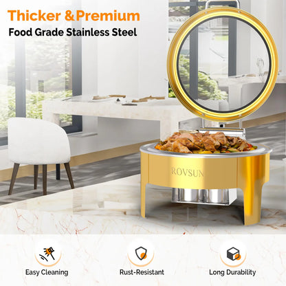 طبق تسخين ذهبي من روفسون سعة 6 كوارت 