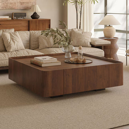 خشب الجوز الحديث مع أدراج