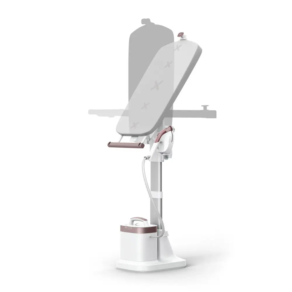 جهاز متكامل للكي بالبخار والكي العادي، مع لوح كي متعدد الأوضاع.