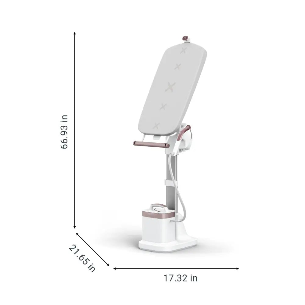 جهاز متكامل للكي بالبخار والكي العادي، مع لوح كي متعدد الأوضاع.